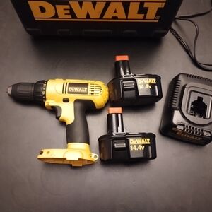 DeWalt Yellow Cordless Drill Set